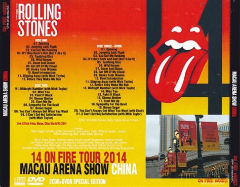 Rolling Stones Macau Arena Show 2cdr1dvdr Giginjapan