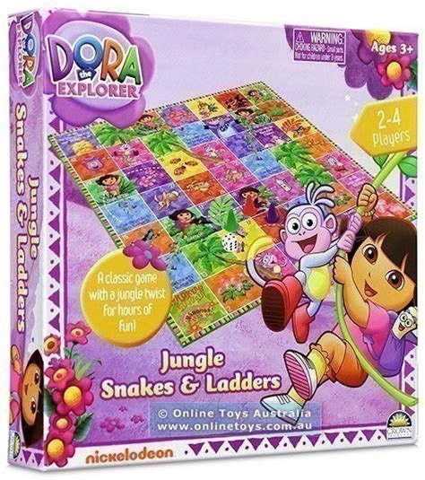 Dora The Explorer Jungle Snakes And Ladders Online Toys Australia