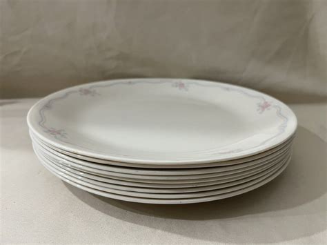 Corning Corelle English Breakfast Dinner Plates Set Of Made In Usa