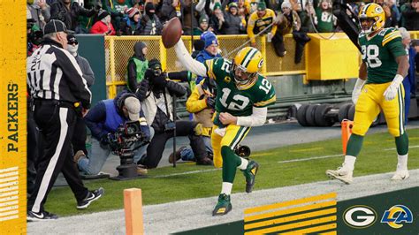 Highlights: Packers QB Aaron Rodgers' biggest plays vs. Rams