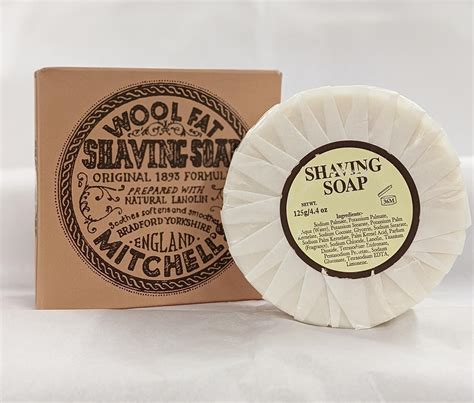 Mitchells Wool Fat Shaving Soap Refill By Mitchells