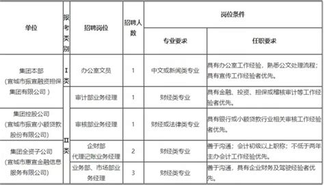 宣城市振宣融资担保集团有限公司招聘公告 宣城市人民政府