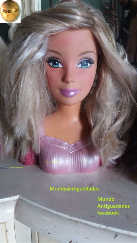 Mu Eca Barbie Cabeza Para Peinar Y Maquillar Styling Head Mattel