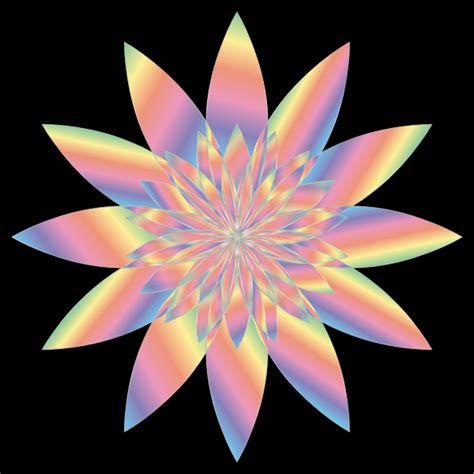 Chromatic Flower 15 Free Svg