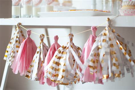 Tissue Tassel Garland Tutorial Twinkle Twinkle Little Party