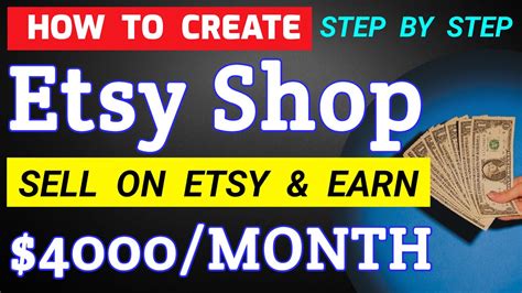 How To Create Etsy Shop How To Sell On Etsy Make Money On Etsy Make Money Online 2023 Youtube