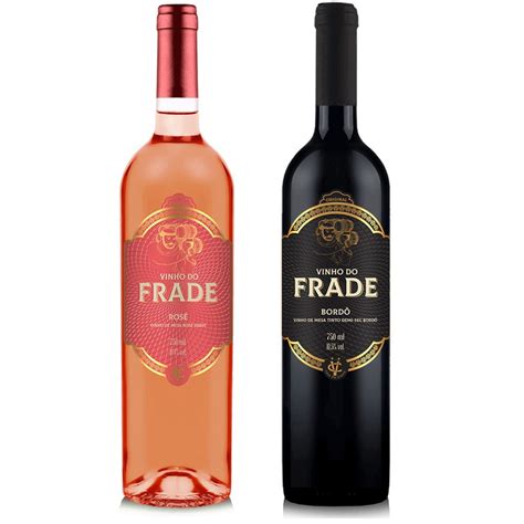 Kit C 2 Vinhos Do Frade Rose E Demi Sec Shopee Brasil