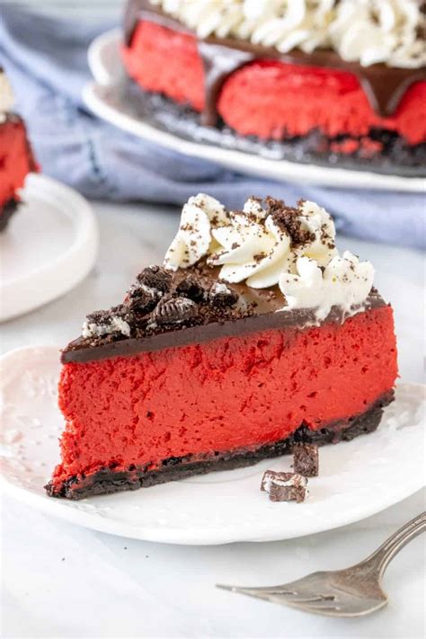 Red Velvet Oreo Cheesecake Just So Tasty