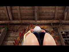Hentai Vtuber Elfie Love Squirts W Dildo In Black Latex Suit And Ball Gag 3d Vrchat Mmd