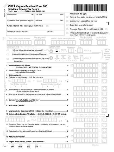 Fillable Online Tax Virginia Content Form Fax Email Print Pdffiller