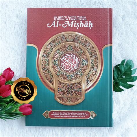 Al Quran Tajwid Warna Terjemah Transliterasi Al Misbah Ukuran A Toko