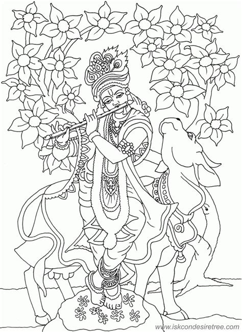 Top more than 86 lord krishna outline sketch best - seven.edu.vn