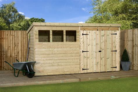 Empire 4500 Pent Garden Shed 14x5 Great Value Buy Now