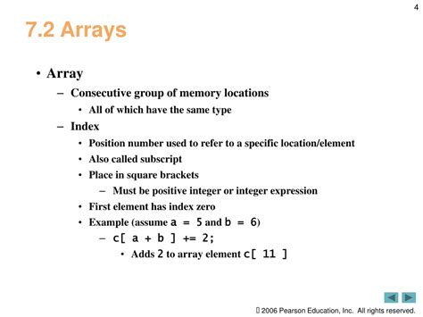 Ppt Arrays And Vectors Powerpoint Presentation Free Download Id