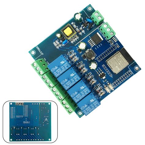 Clupup Ac Dc Esp Wifi Bluetooth Channel Relay Module Esp Wroom