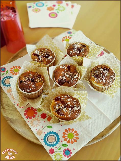 Muffins Aux Framboises Et Aux Pistaches Grignot Nat