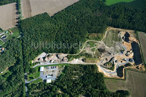 Luftaufnahme Vellahn Kies Tagebau In Vellahn Im Bundesland