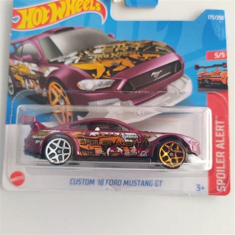Hot Wheels Custom Ford Mustang Gt Hcv Shopee Brasil