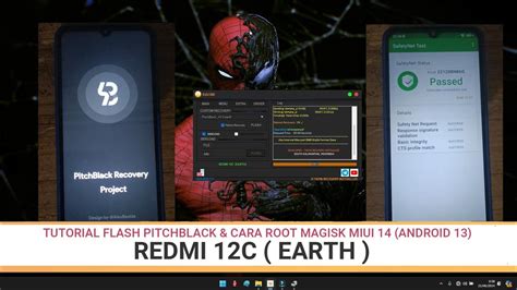 Tutorial Flash Pitchblack Cara Root Magisk Redmi C Earth Miui