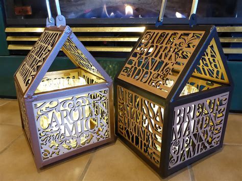 Custom family lanterns: Glowforge as MVP in mixed materials project ...
