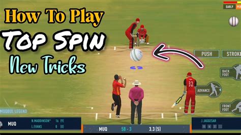 How To Play Top Spin In Real Cricket 24 RC 24 Batting Tips Tricks