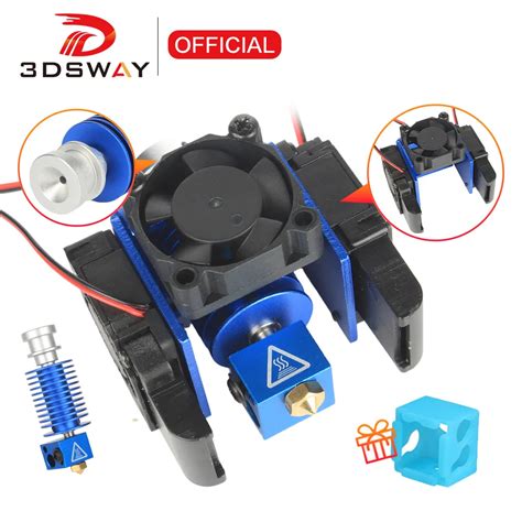 3dsway cabezal de impresión 3D E3D V6 hotend para extrusora de