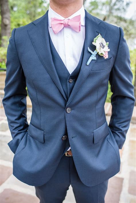 How To Have The Perfect Pastel Summer Wedding Blue Suit Wedding