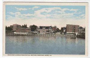 Western Avenue Residences Newport News VA postcard