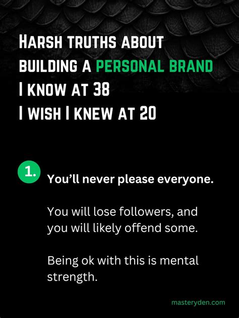 Harsh Truths About Building A Personal Brand I Know At 38 I Wish I Knew