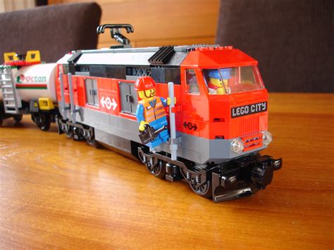 Lego City Yellow Cargo Train Pictures