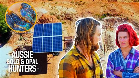 The Digi Diggers Build A Solar Opal Mining Plant Outback Opal