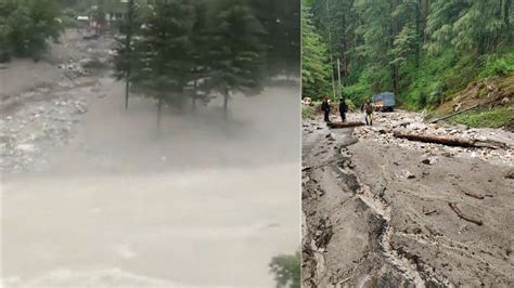 Himachal Pradesh Cloudburst Flash Floods Hit Kullu District At Least