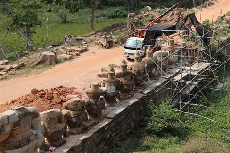 Restoration Of Angkor Thom S Takav Gate Is Complete