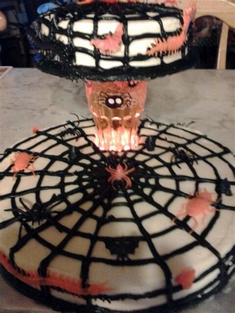 2 Tier Halloween Cake Halloween Cakes Halloween Creative Cakes