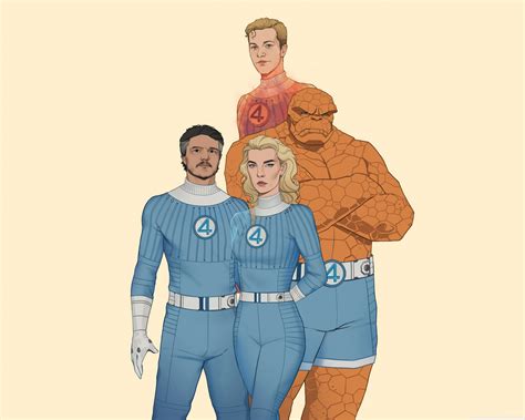 Fantastic Four Character Wallpaper Komix Bro | 4K DC, Marvel, Sonic 3
