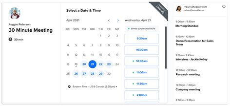 Calendly Share Availability