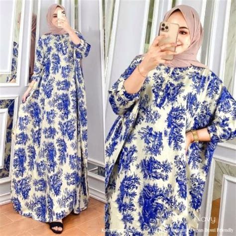 Jual Grosir Klambi Riyana Kaftan Rayon Paula Kaftan Bara Kaftan