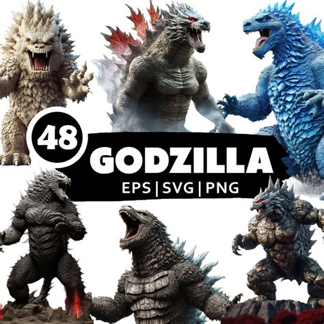 Godzilla Clip Art Godzilla Png Add A Pop Of Spookiness To Your