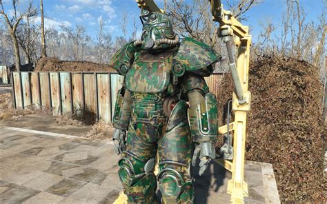 T 51 Power Armor Camoflage Retexture StandAlone At Fallout 4 Nexus