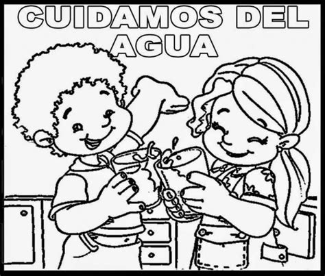 Dibujos Día Mundial Del Agua 22 De Marzo Dibujos Para Colorear Como Cuidar El Agua Para