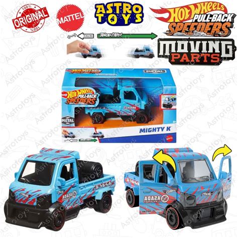 Jual Hot Wheels Pull Back Moving Parts Mighty K Truck Pickup 1 43
