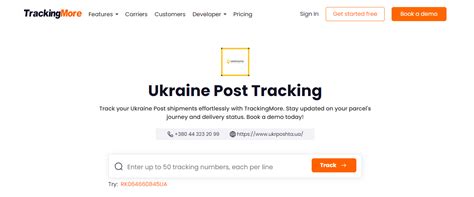 Ukraine Post Tracking - TrackingMore