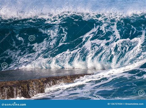 Puerto Rico Wave Stock Photo Image Of Rico Wave Rock 126727034