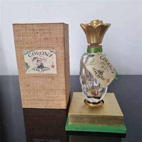 JEAN PATOU COLONY Rare Flacon de Parfum Ancien avec Boîte 1937 Sue et