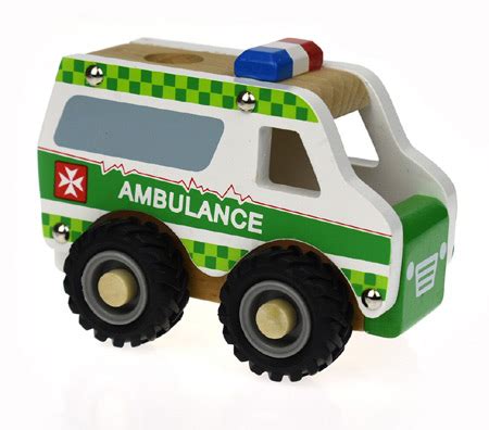 Wooden Toy Truck - Ambulance - My Wooden Toys