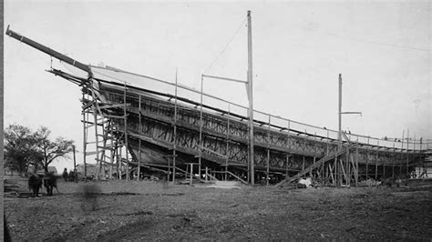 At 450 Feet Long With 126-Foot Masts, The Wyoming Was Largest Wooden ...