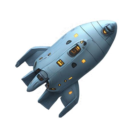 Spaceship Landing On A Lawn Ai Emoji Generator