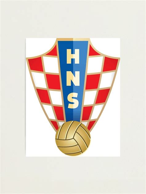 Logo Croatia Hns National Team Photographic Print For Sale By