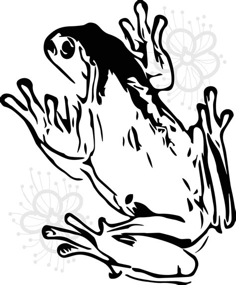 Tree Frog Vector Cutting File Svg Cutting File Cricut Silhouette