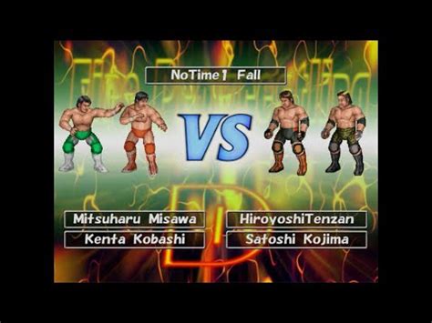 Fire Pro Wrestling D Sims Mitsuharu Misawa Kenta Kobashi Vs Tenkoji